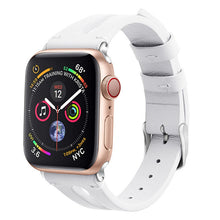 Load image into Gallery viewer, Leather Watch Strap For Apple Watch