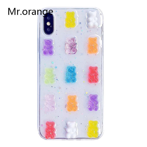 Candy Colors Bear Phone Case