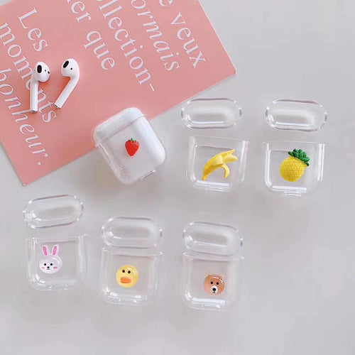 3D fruit cartoon characters For  Airpods case