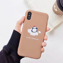 Load image into Gallery viewer, Cute North Pole penguin phone Case