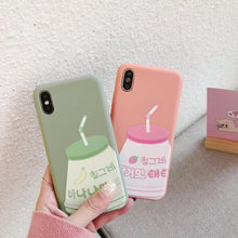 Load image into Gallery viewer, Strawberry milk phone case